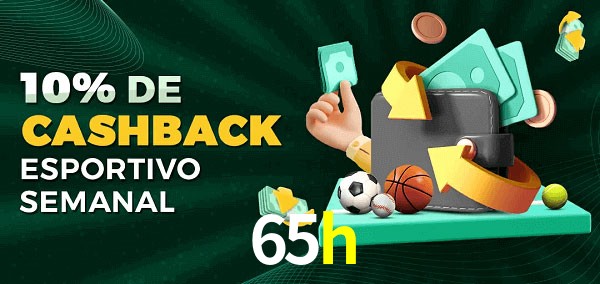 10% de bônus de cashback na 65h